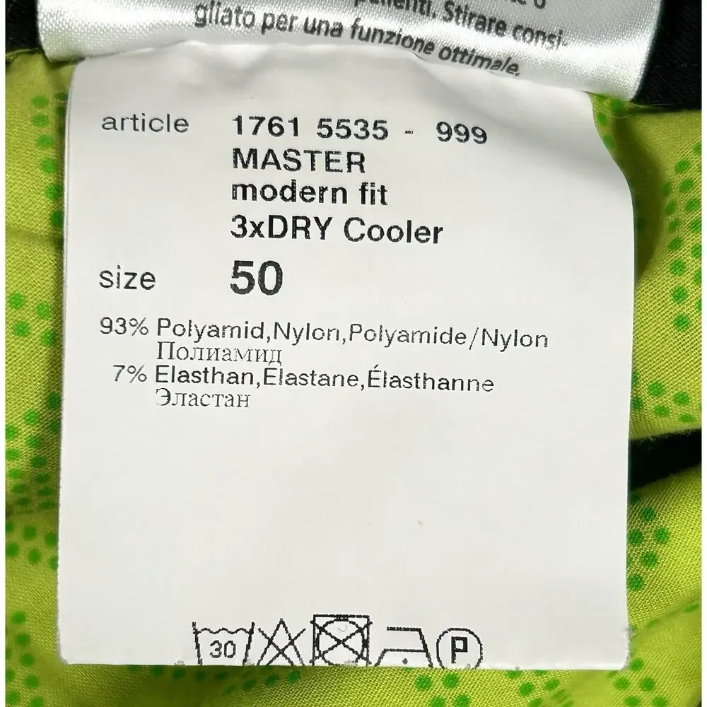 Alberto Golf Shorts Mens 34 US (50 EU) Black Master Modern Fit Performance 3XDRY - Picture 7 of 9